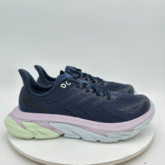 Hoka One One Clifton Edge Women Size 9.5 1110511-OSOH Outer Space Orchid Shoes - Picture 4 of 11